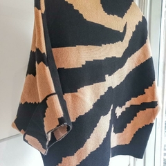 Sweater Acebrado manga corta medio polera - ZS3050 - tienda online