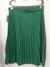 Saia Plissada Plus Size Verde Bandeira - comprar online