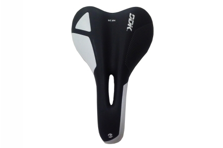 ASIENTO MTB ANTIPROSTATICO NEGRO-BLANCO DDK - comprar online