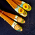Cubiertos madera con aplicación grandes - Ana B | Objetos Nativos