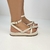 FLATFORM ANTONIA OFF WHITE - Sun Shoes