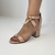 SANDÁLIA BIA NUDE EM COURO - Sun Shoes