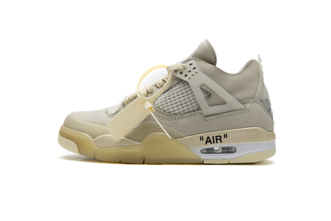 Air Jordan 4 x Off-White "Sail"
