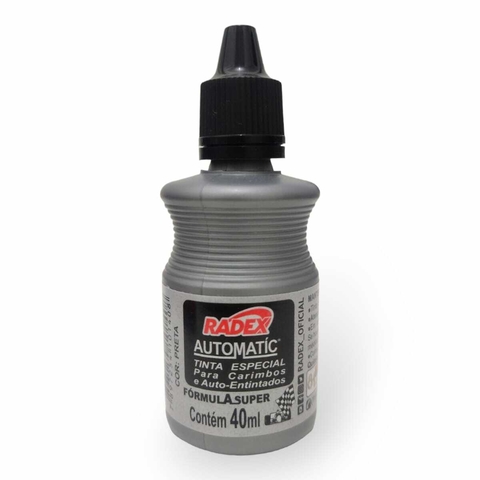 Tinta para Carimbo Automático Automatic Radex Preto