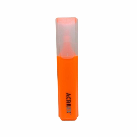 Marca Texto Laranja Neon Acrilex
