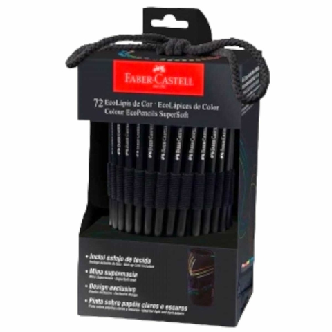 Estojo De Tecido Super-Soft C/72 Cores 120772SOFT FABER-CASTELL