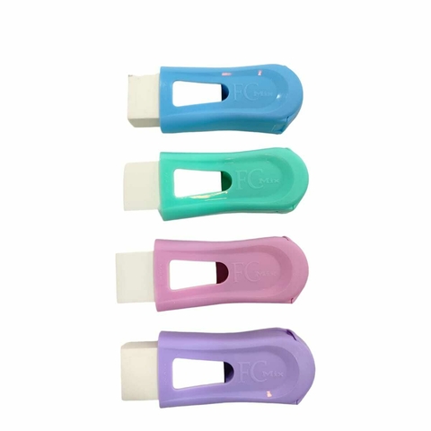 Apontador Com Depósito + Borracha Pastel - Faber Castell