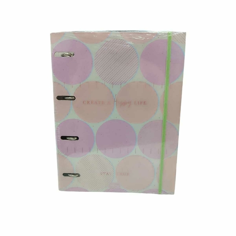 Pasta Fichário Universitário 4 Argolas Cartonado com Elástico Tilibra Soho 2024