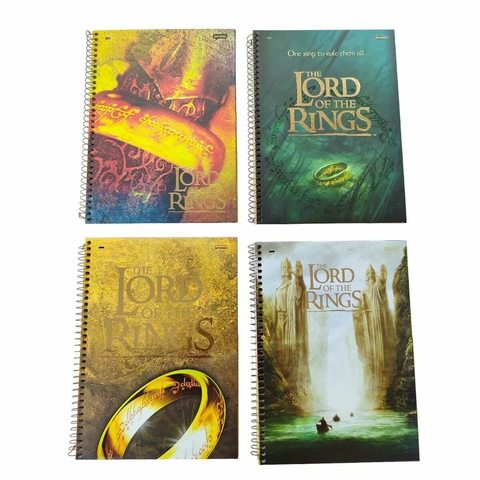 Caderno Universitário 1 Matéria Senhor dos Anéis 80 Folhas Jandaia