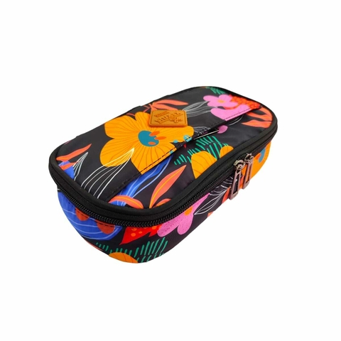 Estojo Box Xeryus Floral Escuro