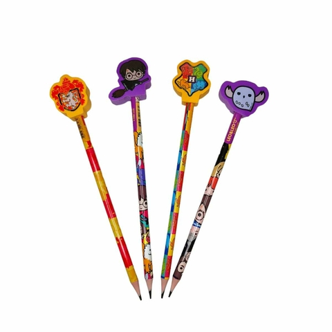 Lápis Hb Com Borracha Na Ponta Harry Potter Leo&Leo