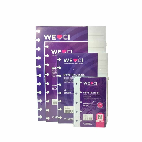 Refil Caderno Inteligente PAUTADO / Grande - comprar online