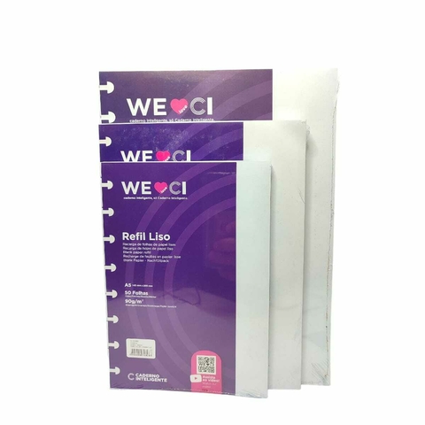 Refil de Caderno Inteligente Liso