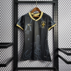 Camisa Feminina Seleção Brasileira Preta 2022