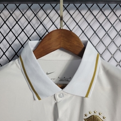 Camisa Polo Feminina Seleção Brasileira Branca 2022 - loja online