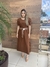 Vestido mídi em linho