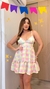 Vestido frente única xadrez - comprar online