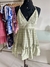 Vestido frente única xadrez - loja online