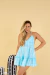 Vestido frente única xadrez - comprar online