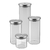 Potes de Vidro Herméticos Electrolux Tampa Inox 4 Unid