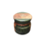 Dichavador de metal revestido em bamboo com detalhe colorido