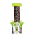 Bong de vidro premium com design colorido e detalhes em verde, ideal para uso recreativo.