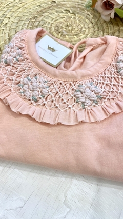 Remera smock durazno pastel en internet