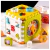 Brinquedo Educativo Bloco Quebra Cabeça Cubo Encaixar Colorido