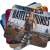 Mouse pad gamer emborrachado e antiderrapante com estampa do jogo Battlegrounds, mostrando uma personagem armada em um cenário de batalha.