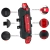 Lanterna Farol Traseiro Bike Luz Traseira 5leds-recarregável