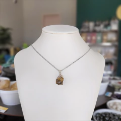 Imagem do Colar Olho de Tigre Corrente de Aço