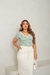 Saia midi oval prespontada - comprar online