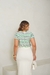 Saia midi oval prespontada - loja online