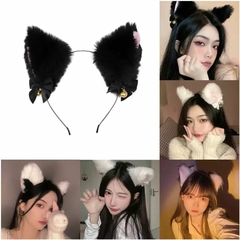 Arco Raposa Tiara Orelhas Kwaii Fofas na internet