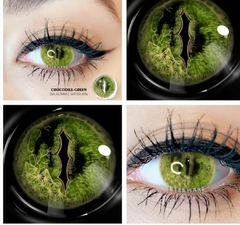 Lentes Halloween Fantasia Verde Cosplayer - comprar online
