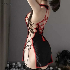 Vestido Lingerie Cheongsam Sensual Kwaii - Sullysstore
