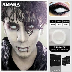 Lentes de contato Branca para Halloween Cosplayer Fantasia - comprar online