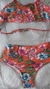 COD 0355 - BIQUINI CROPPED BABADO na internet