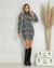COD 0374 - VESTIDO ZEBRA MANGA LONGA E GOLA ALTA na internet