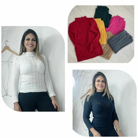 COD 0391 - BLUSA EM TRICOT CACHARREL