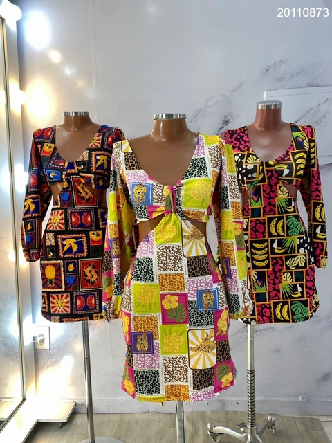 COD 0448 - VESTIDO INSPIRAÇÃO F