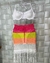 COD 0546 - SAIA TRICOLOR - SAÍDA DE PRAIA EM TRICÔ - Espaço Anna Fashion