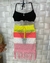 COD 0546 - SAIA TRICOLOR - SAÍDA DE PRAIA EM TRICÔ - loja online