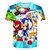 Sonic 3d t camisa meninos meninas crianças verão moda manga curta - comprar online