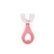 Escova de dentes para bebês 360 graus em forma de U Escova de dentes para bebês Escova de dentes de silicone para crianças Limpeza de higiene bucal