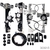 KIT VE ONIX 4 PTS COMPLETO - AZUL (3032-S)