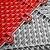 Piso Plástico Modular Automotivo - Vermelho - 33x33cm na internet