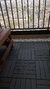 Decks Madeira Plástico Encaixe Modular Piscina Sacada - Preto - comprar online