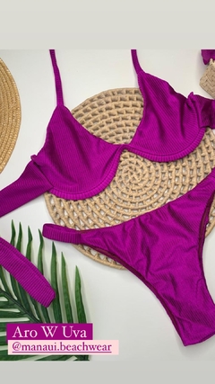 Conjunto Aro W Uva Canelado