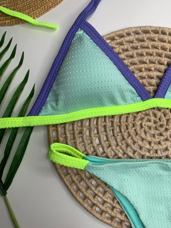 Biquíni Tanga 3 cores Verde Água Doots - Manaui Beachwear